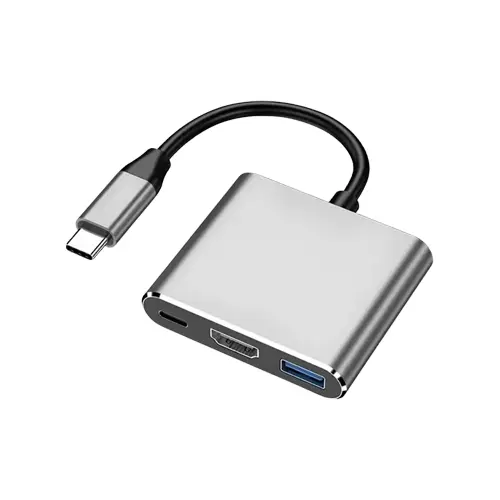 Adaptador 3 en 1 Tipo C a Hdmi-C-Usb