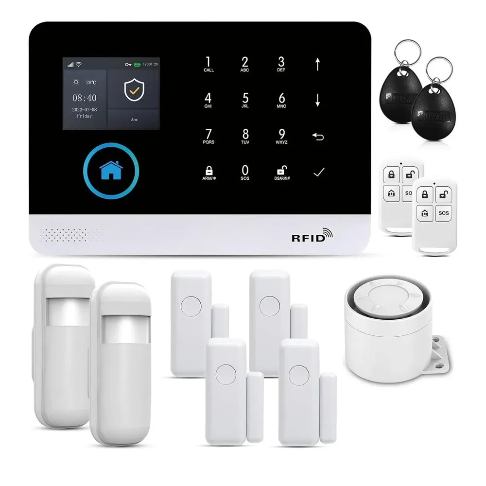 Kit 2 Alarma Seguridad Wifi